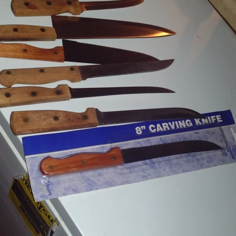 assorted set knives